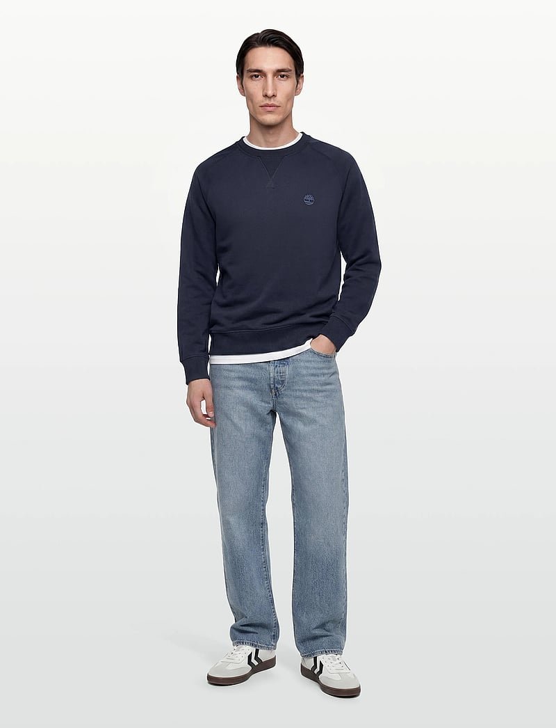 Timberland - EXETER RIVER Loopback Crew Neck Sweatshirt DARK SAPPHIRE/DARK DENIM - nach stil kaufen - dark blue - 0
