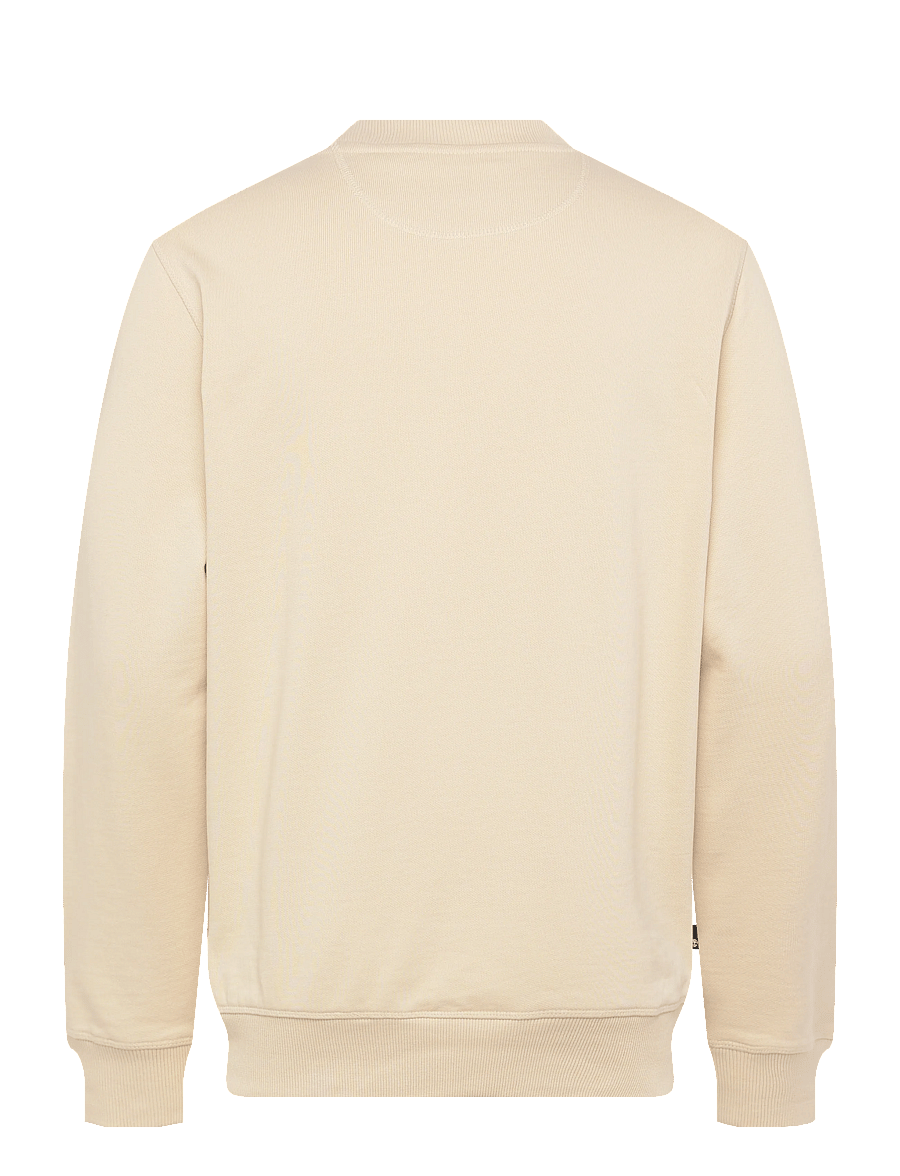 Timberland - ESTABLISHED 1973 Embroidered Logo Crew Neck Sweatshirt PUTTY - sweatshirts - light beige - 2