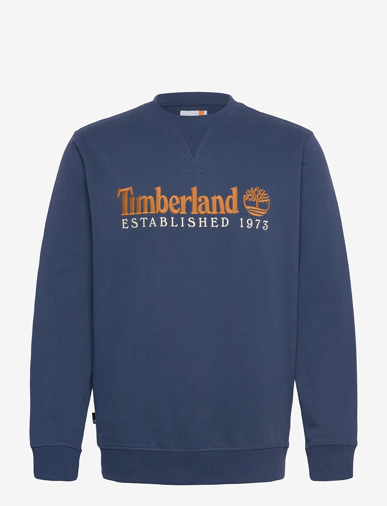 Timberland - Embroidered Logo Crew Neck Sweats - shop efter stil - dark denim - 0