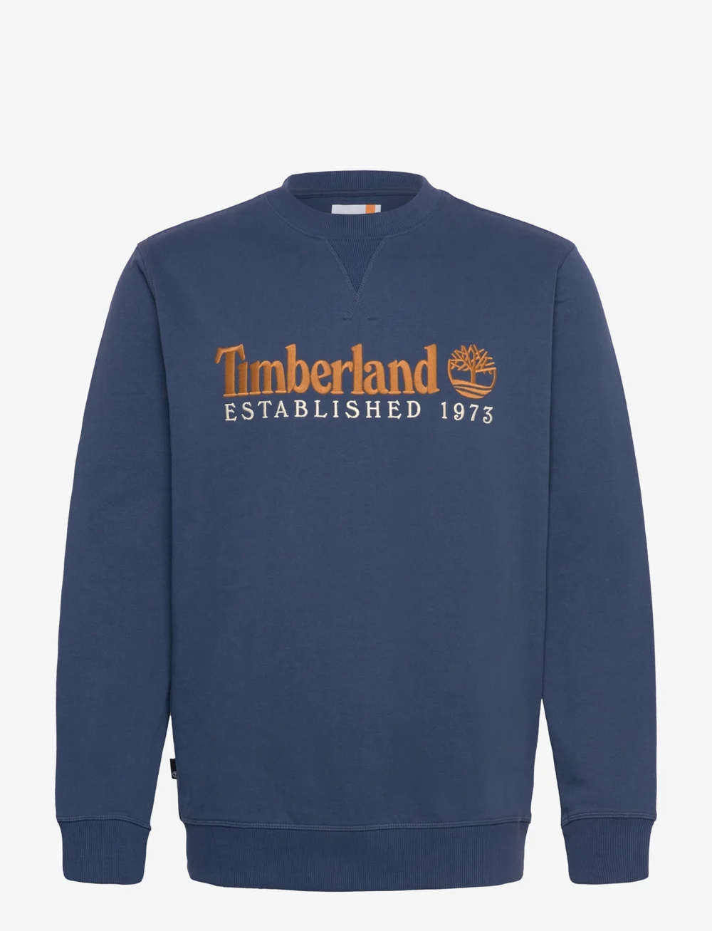 Timberland - Embroidered Logo Crew Neck Sweats - sweatshirts - dark denim - 0