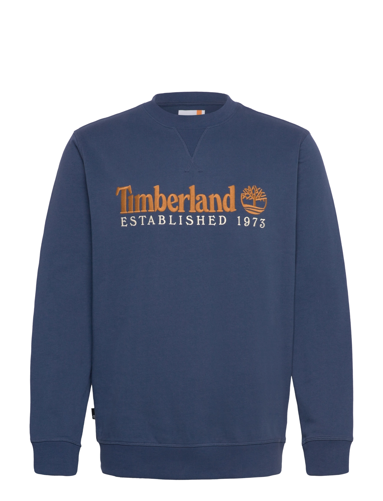 Timberland Embroidered Logo Crew Neck Sweats - Sweatshirts - DARK DENIM / navy