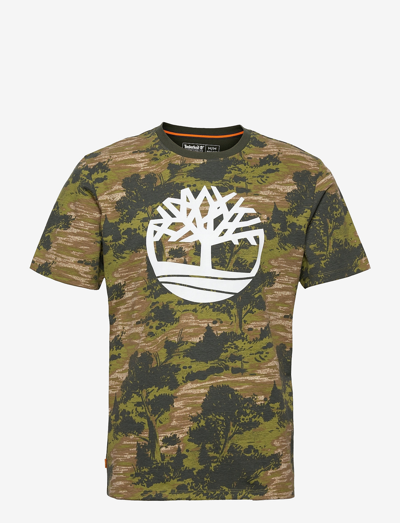 Timberland - SS AOP Tree Tee - calla green field trp prt - 0