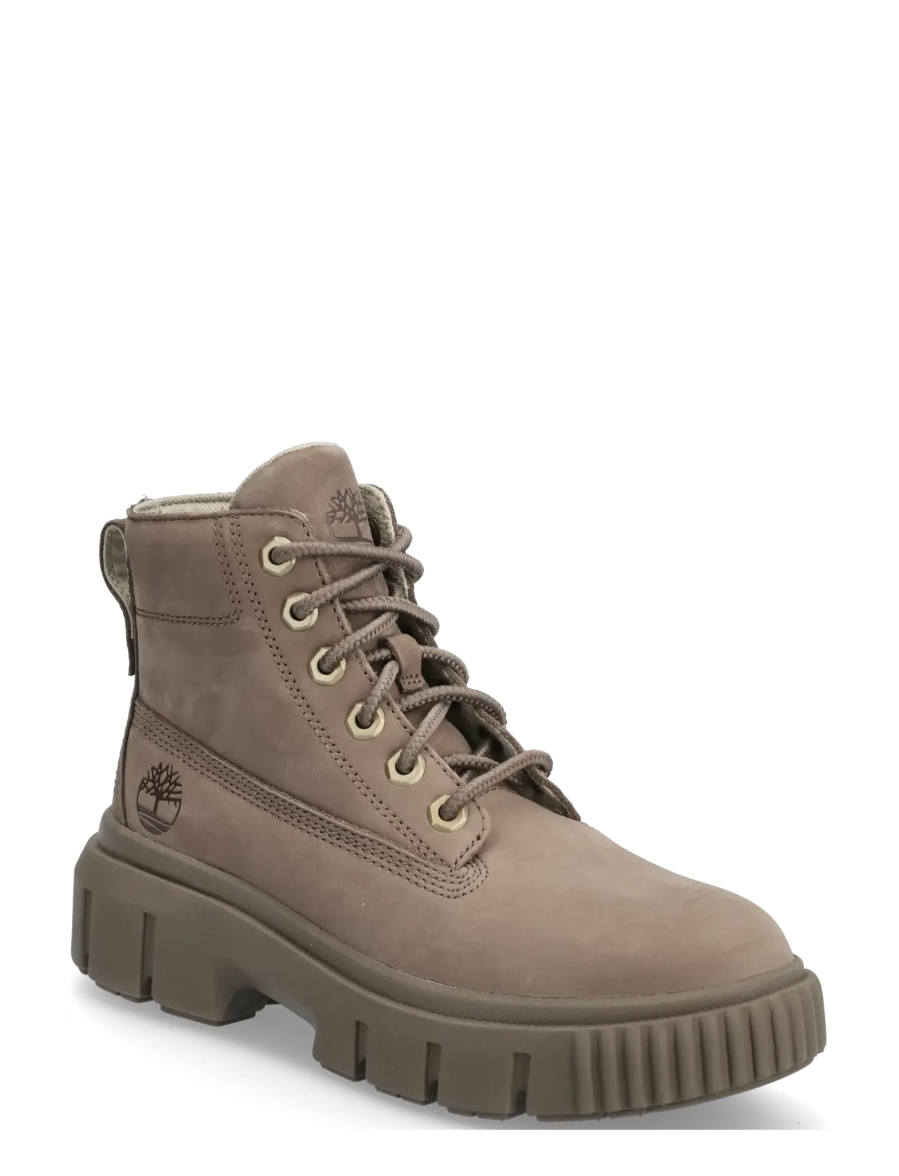 Timberland Mid Lace Up Boot, 40, Beige, Ankelstøvler > Støvler Med Snøre, Dame