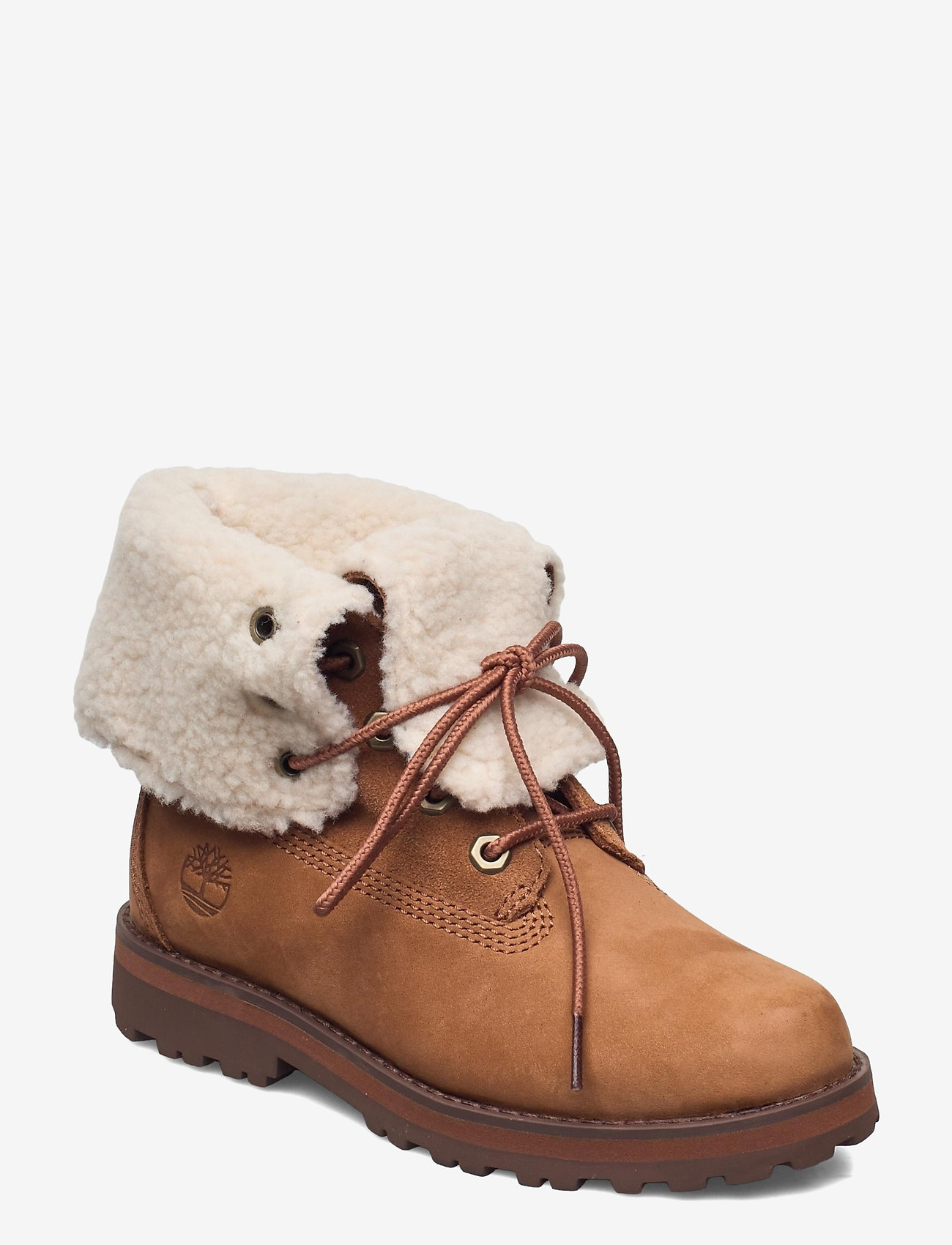 Timberland - Courma Kid Shearling Roll Top - saddle - 0