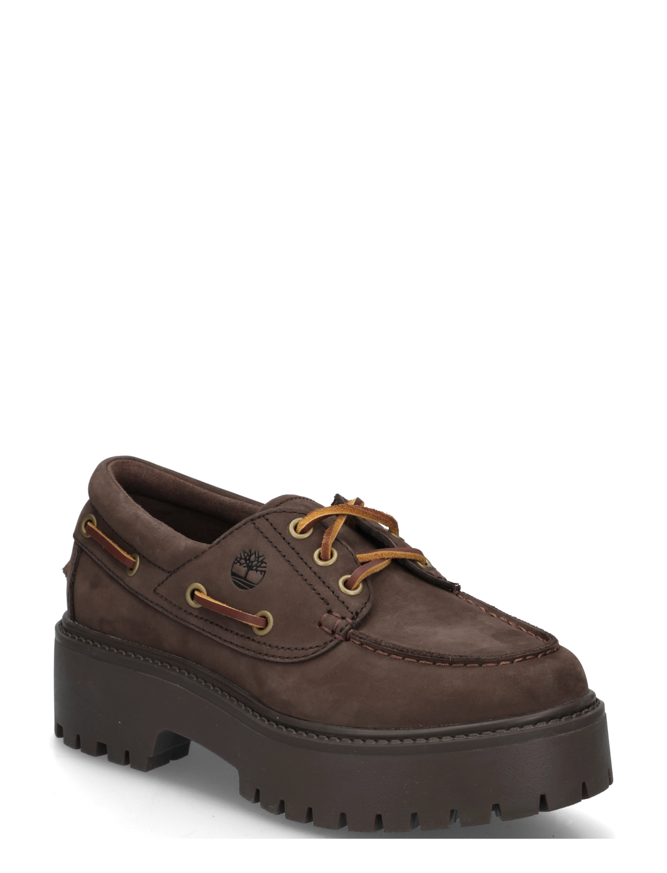 Timberland BOAT SHOE - Shoes - DK BRN NUBUCK / brown