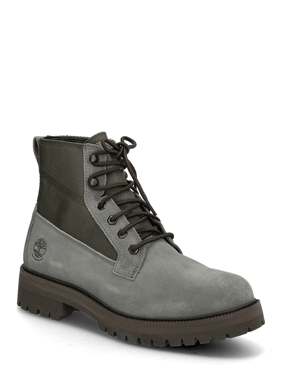 Timberland - MID LACE UP WATERPROOF BOOT - rain boots - dark grey suede - 0