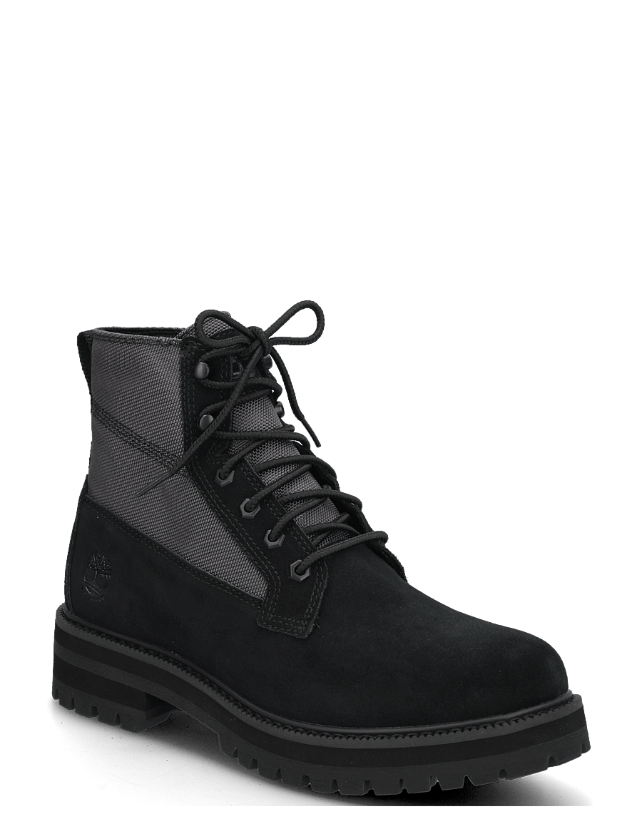 Timberland - MID LACE UP WATERPROOF BOOT - støvler med snøre - blk suede - 0