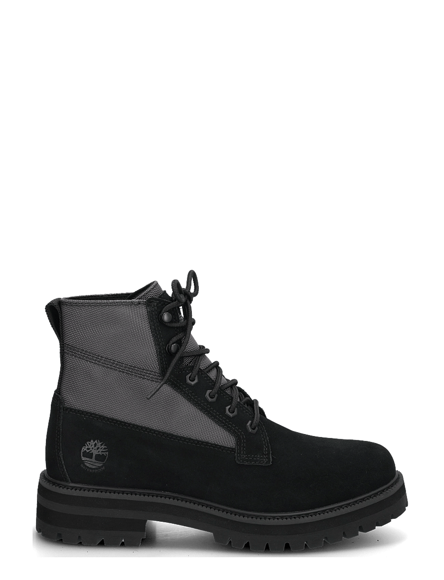 Timberland - MID LACE UP WATERPROOF BOOT - støvler med snøre - blk suede - 2