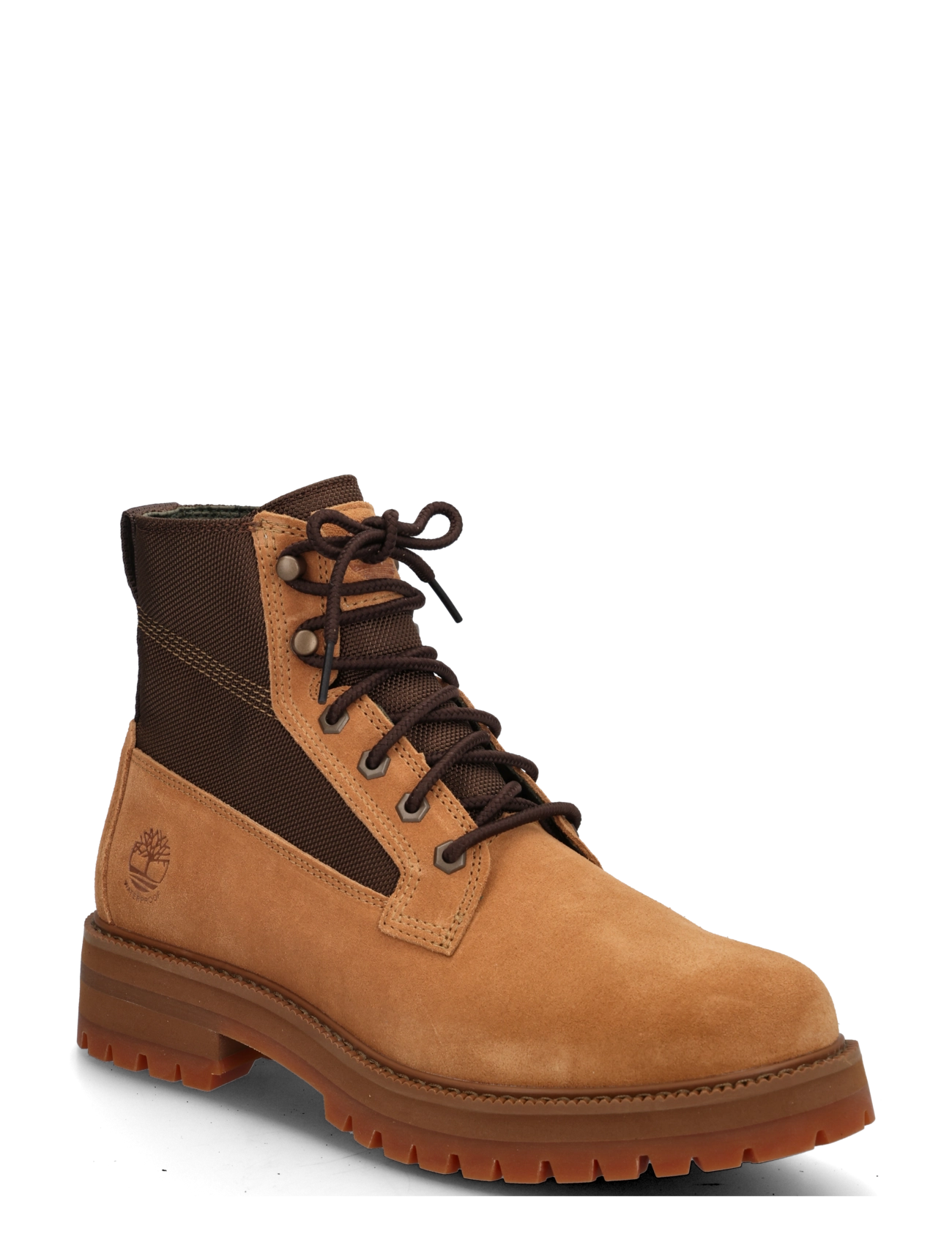 Timberland MID LACE UP WATERPROOF BOOT - Streetstyle - MD BROWN SUEDE / brown