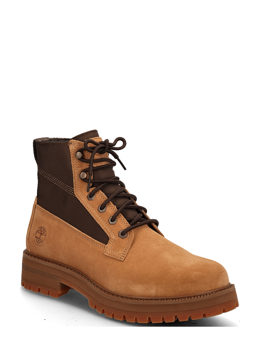 Timberland - MID LACE UP WATERPROOF BOOT - gummistiefel - md brown suede - 0