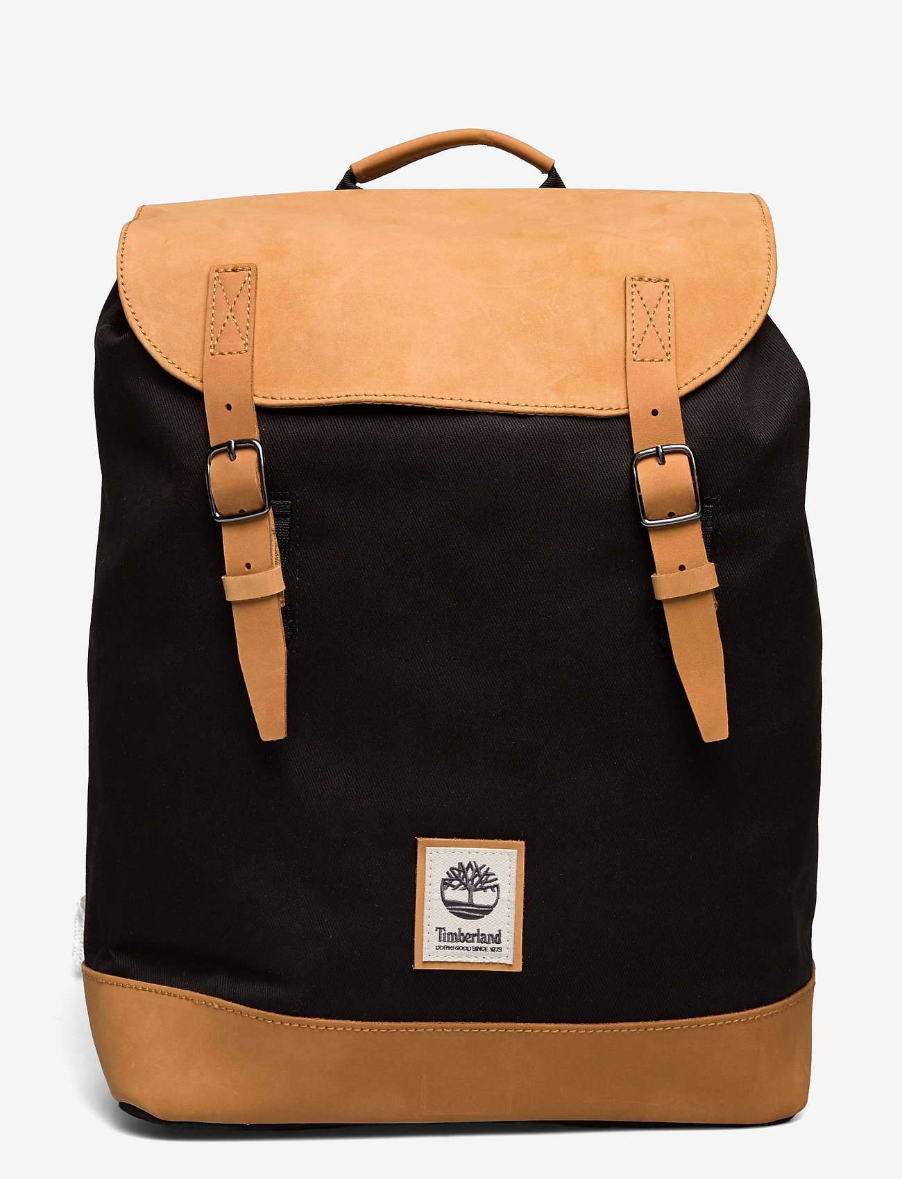 Flap Over Backpack - BLACK