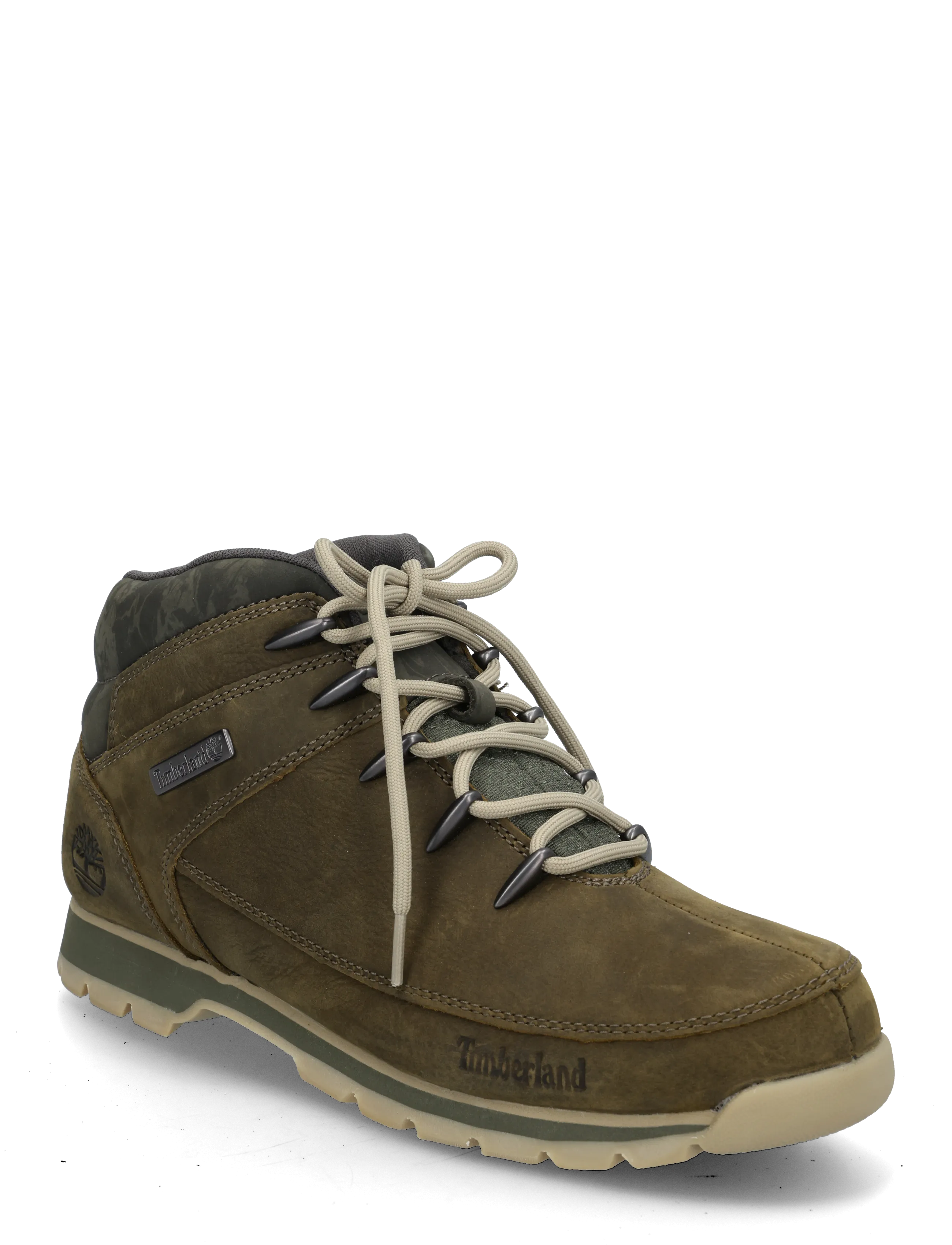 Timberland MID LACE UP BOOT - Shoes - DKGRNNBK W CAMO / khaki/green