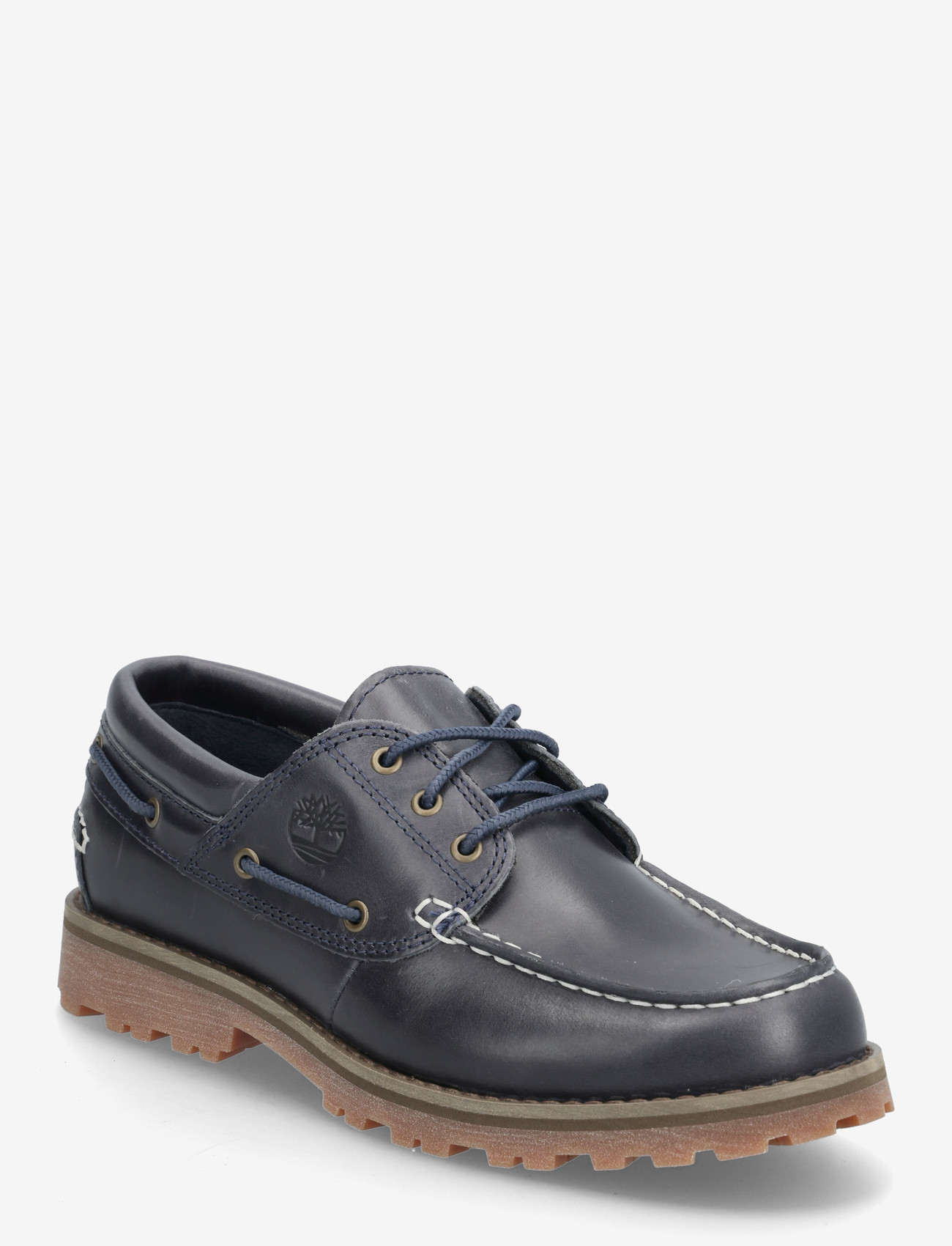 Timberland - Timberland Authentic BOAT SHOE NAVY FULL GRAIN - derby kingad - navy - 0
