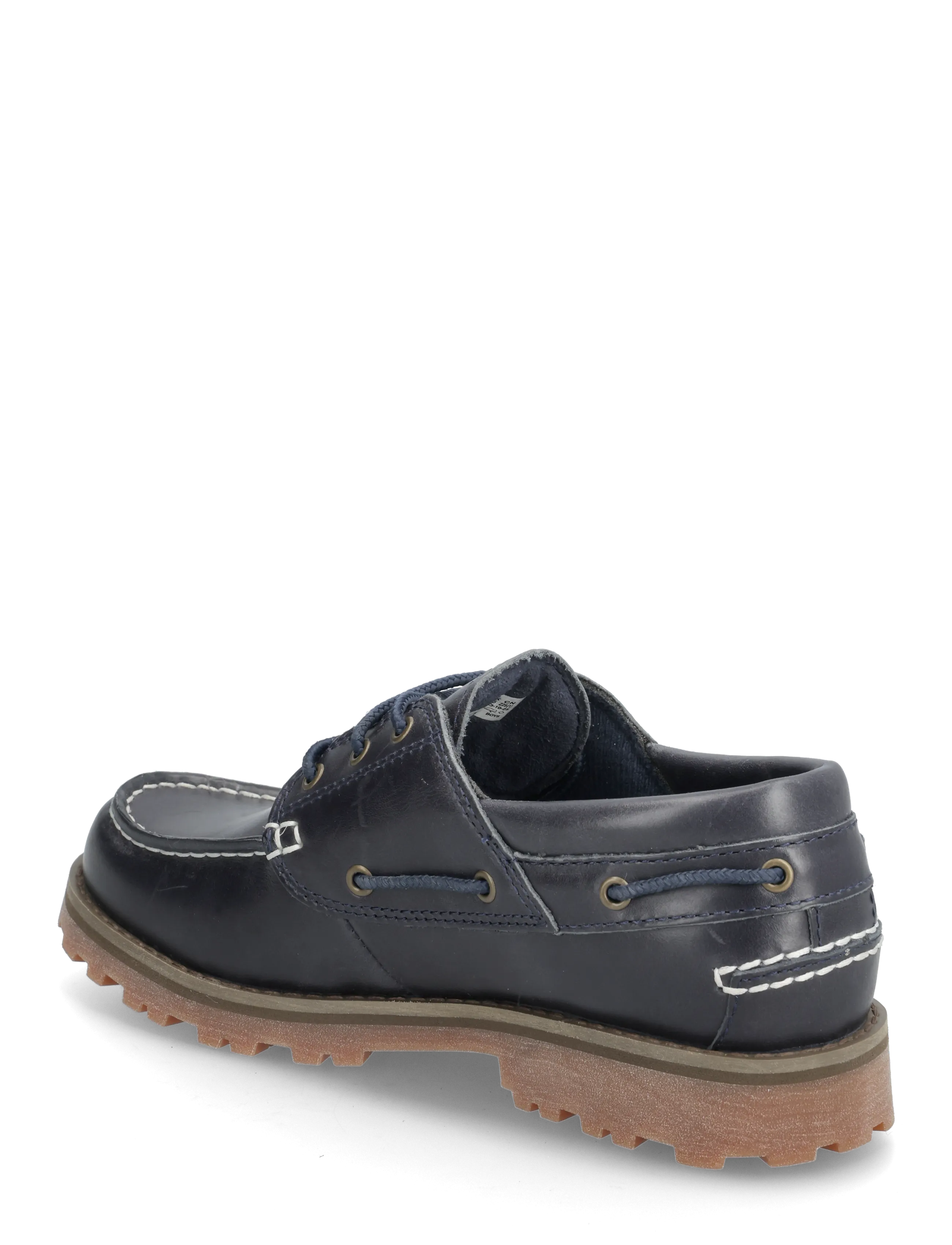Authentic Boat Shoe Navy Full Grain 3