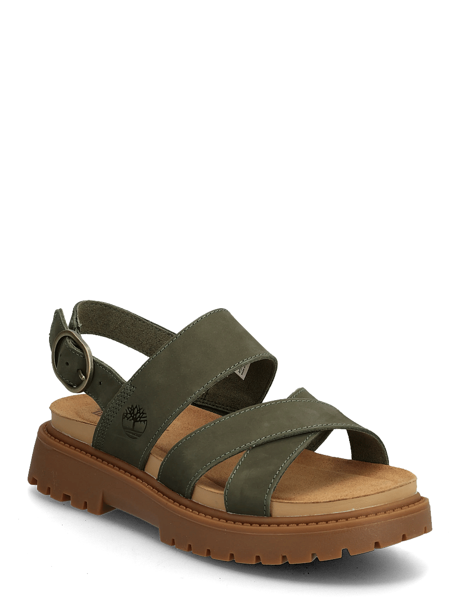 Timberland - BACKSTRAP SANDAL - plateau-sandalen - dark green - 0
