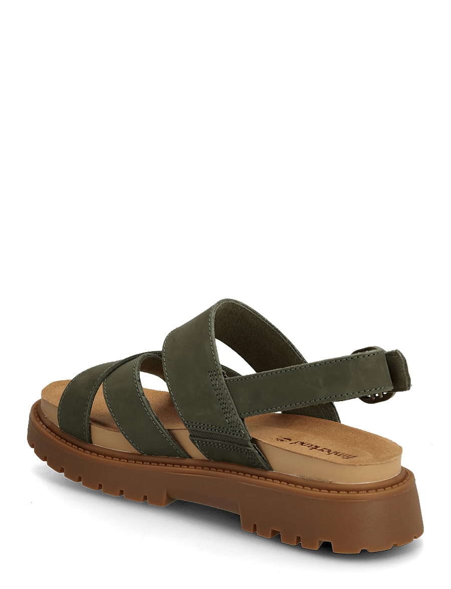 Timberland - BACKSTRAP SANDAL - plateau-sandalen - dark green - 2