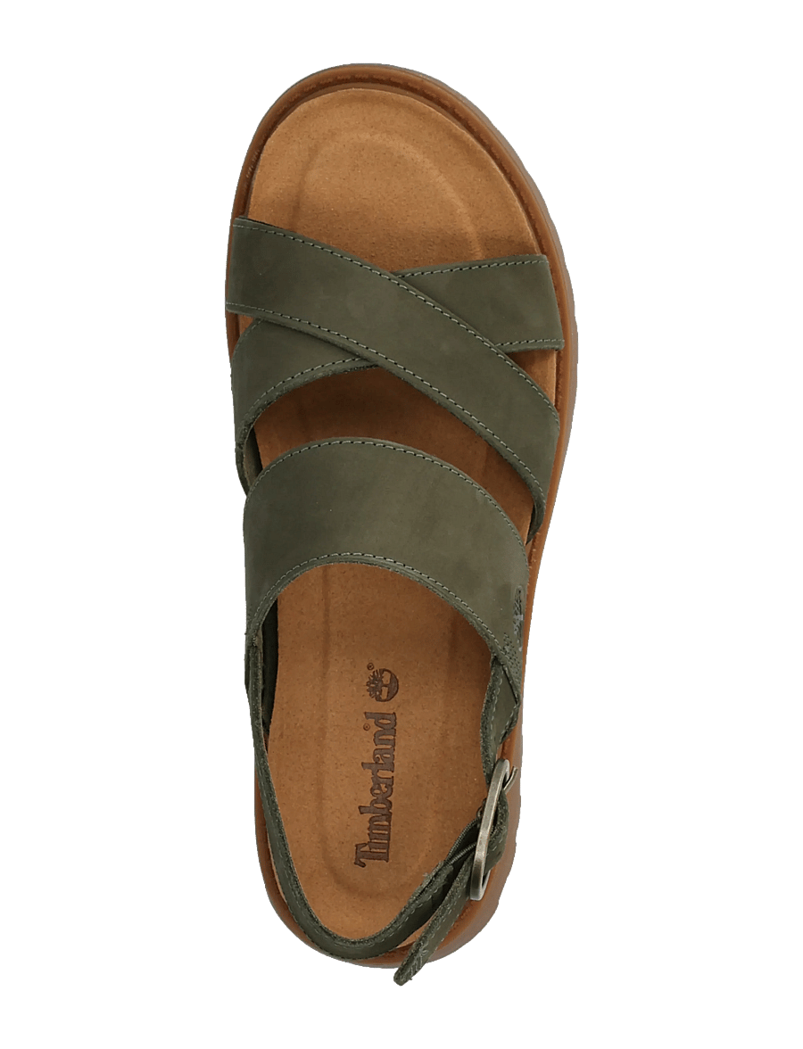 Timberland - BACKSTRAP SANDAL - plateau-sandalen - dark green - 3