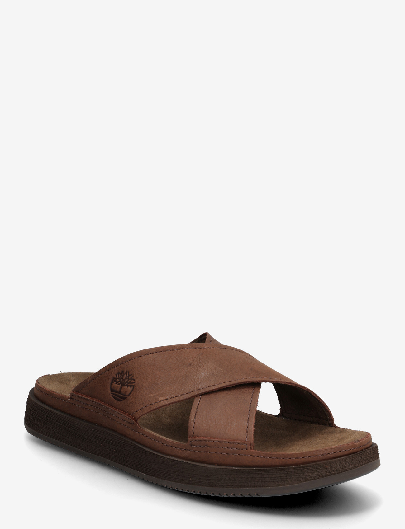 Timberland - CASCO COVE SLIDE SANDAL DARK BROWN FULL GRAIN - osta stiili järgi - dark brown - 0