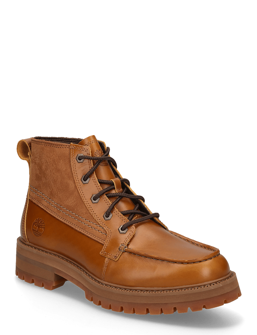 Timberland - MID LACE UP BOOT - bottes lacées - md brn f grain - 0