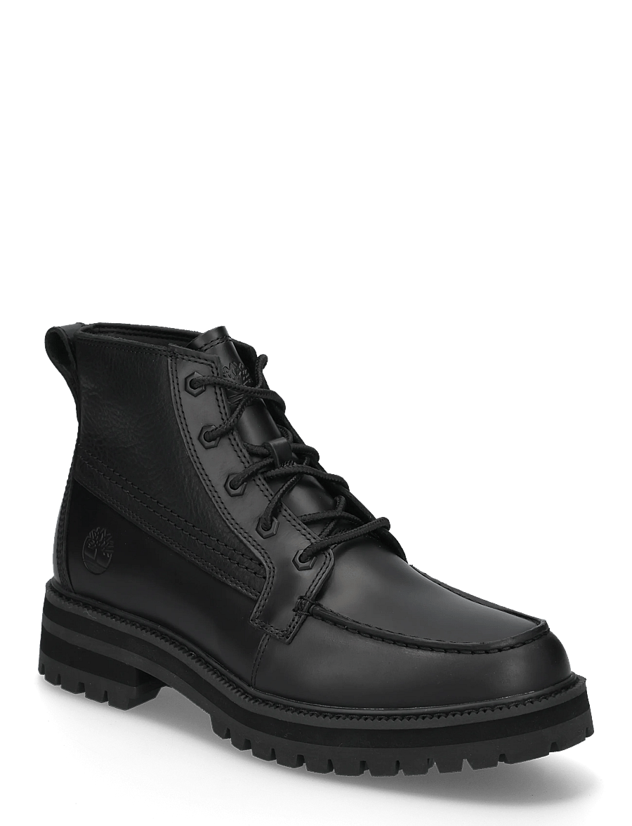 Timberland - MID LACE UP BOOT - kängor med snörning - blk full grain - 0