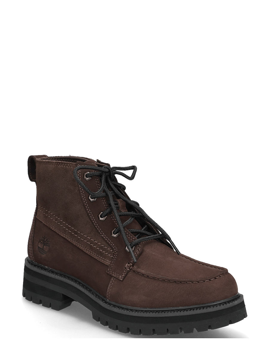 Timberland - MID LACE UP BOOT - schnürstiefel - dk brn nubuck - 0