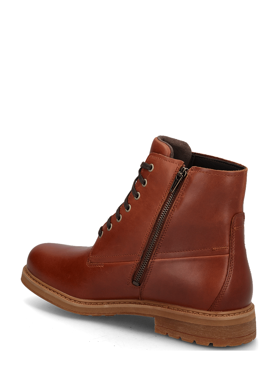 Timberland - MID LACE UP WITH ZIP WATERPROOF BOOT - gummistøvler - rst full grain - 1