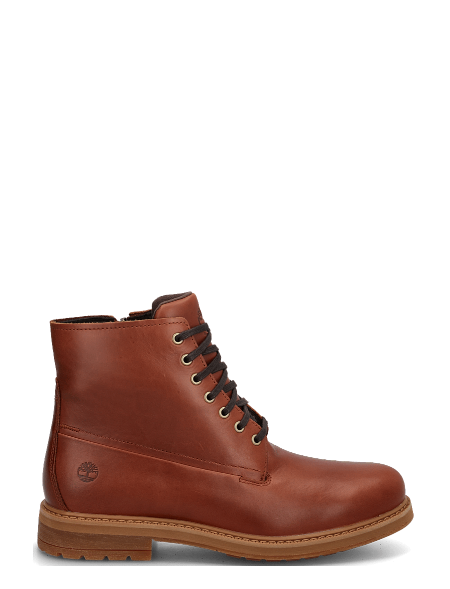 Timberland - MID LACE UP WITH ZIP WATERPROOF BOOT - gummistøvler - rst full grain - 2