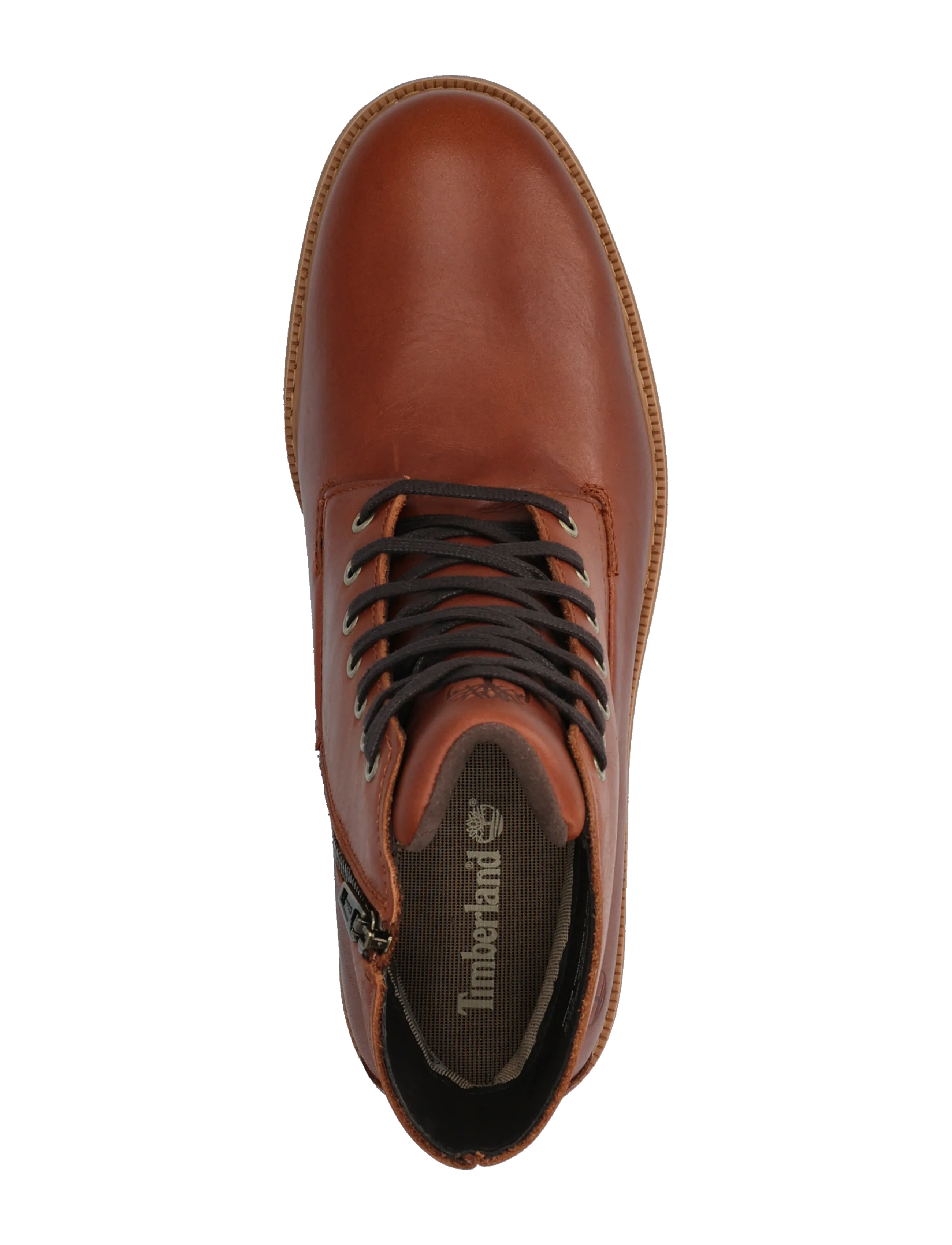 Timberland - MID LACE UP WITH ZIP WATERPROOF BOOT - gummistiefel - rst full grain - 3