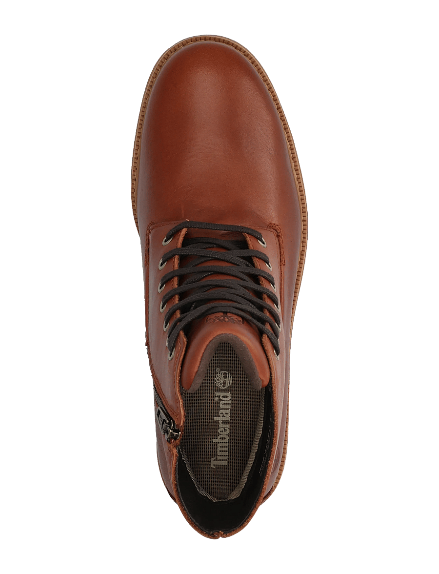 Timberland - MID LACE UP WITH ZIP WATERPROOF BOOT - gummistiefel - rst full grain - 3