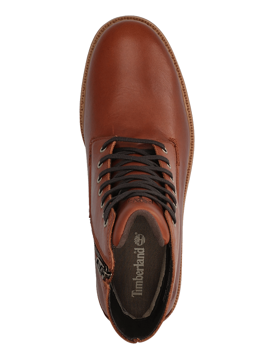 Timberland - MID LACE UP WITH ZIP WATERPROOF BOOT - gummistøvler - rst full grain - 3