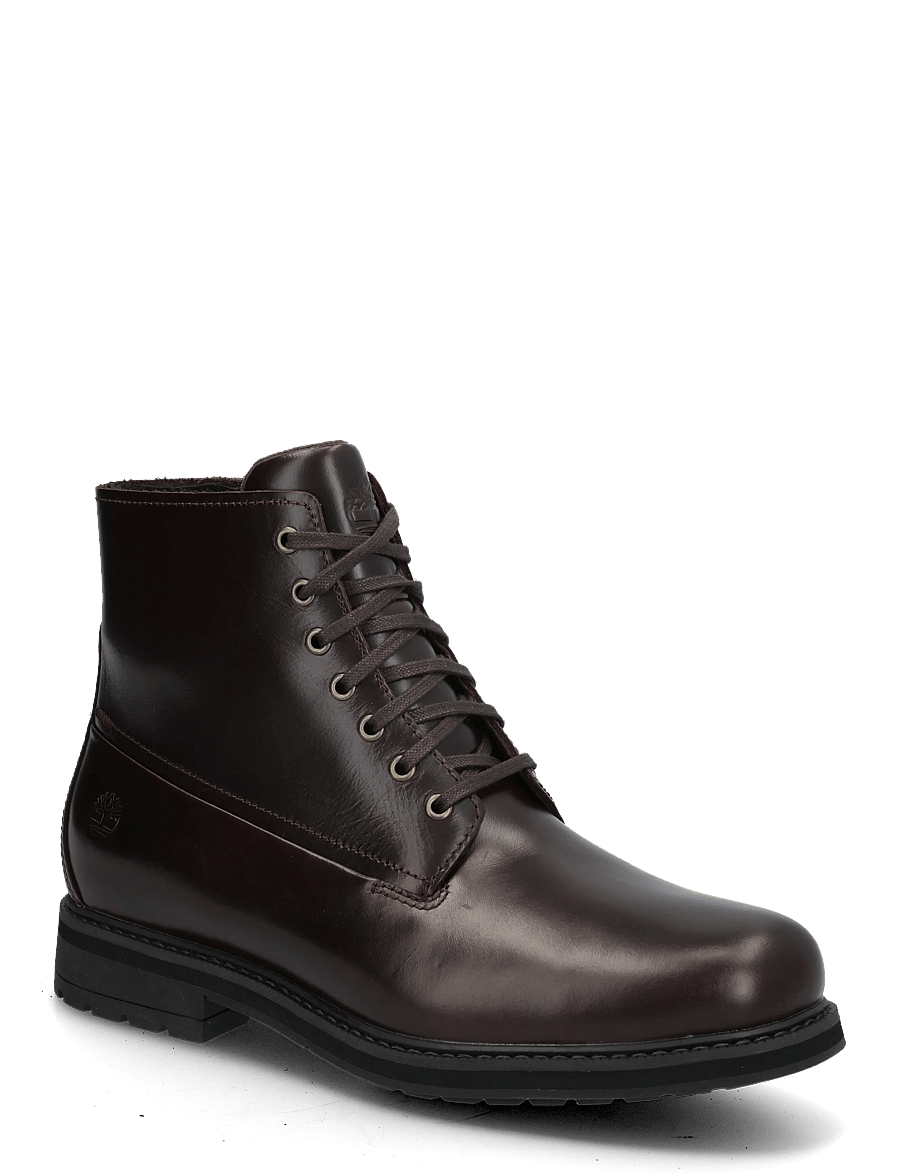 Timberland - MID LACE UP WITH ZIP WATERPROOF BOOT - laced boots - dk brn f grain - 0