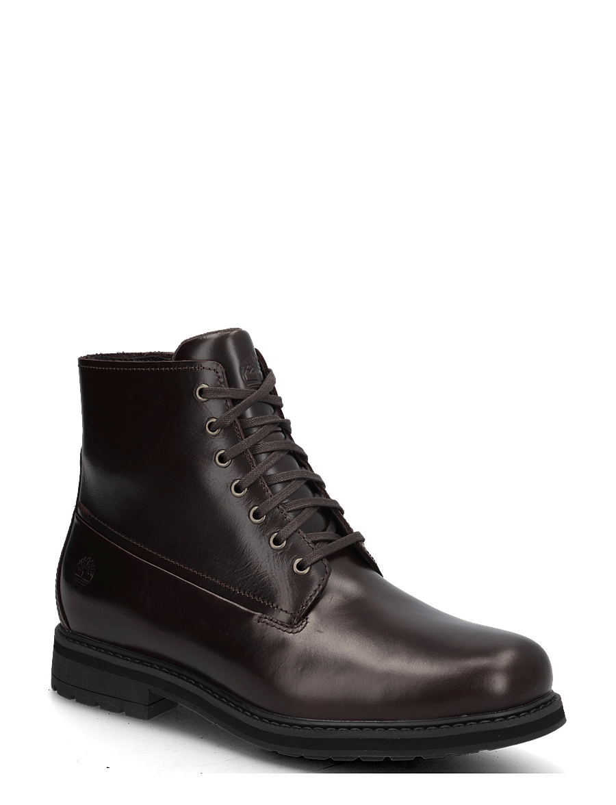 Timberland - MID LACE UP WITH ZIP WATERPROOF BOOT - schnürstiefel - dk brn f grain - 0
