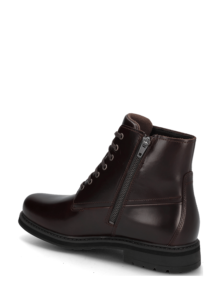Timberland - MID LACE UP WITH ZIP WATERPROOF BOOT - schnürstiefel - dk brn f grain - 1