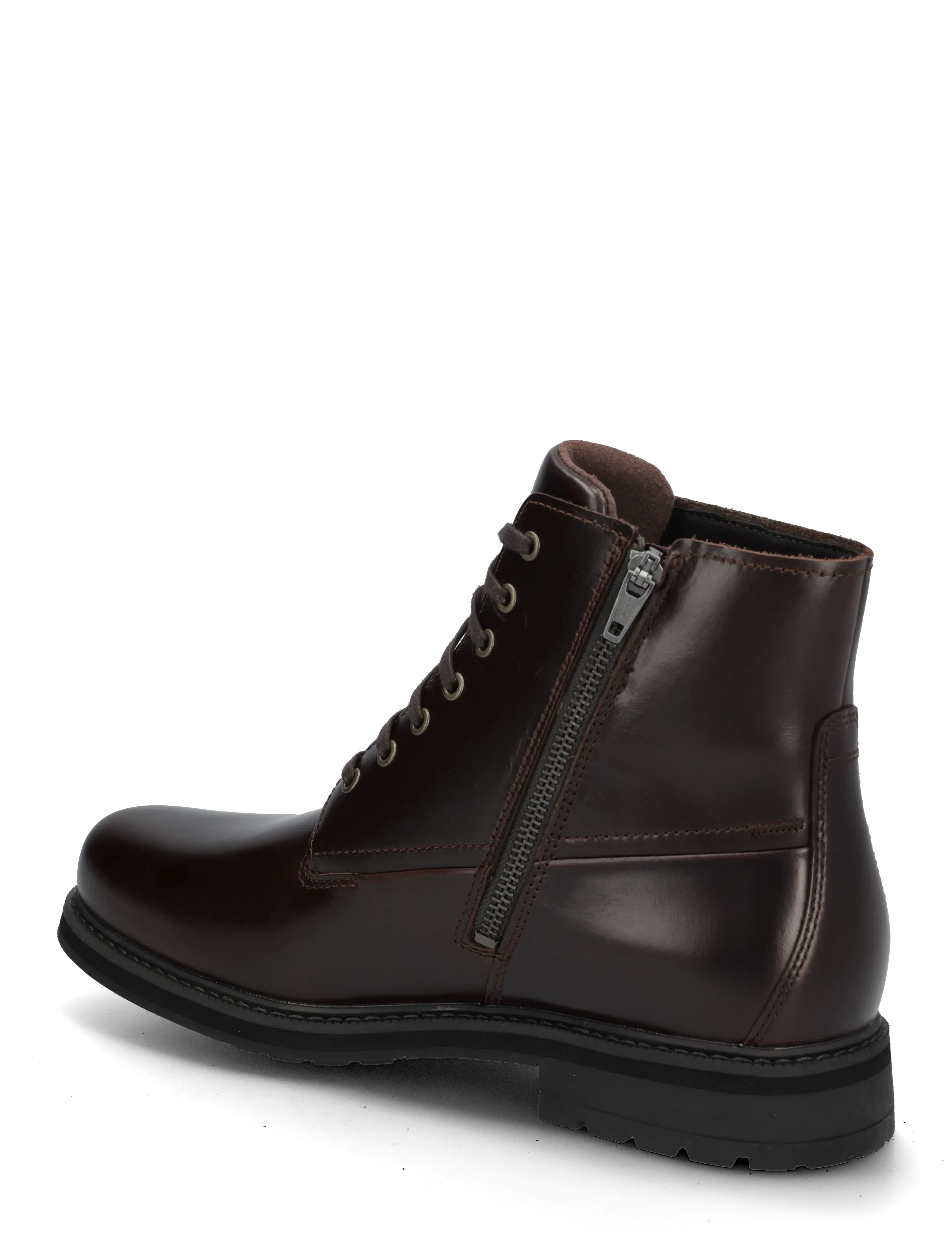 Timberland - MID LACE UP WITH ZIP WATERPROOF BOOT - laced boots - dk brn f grain - 1