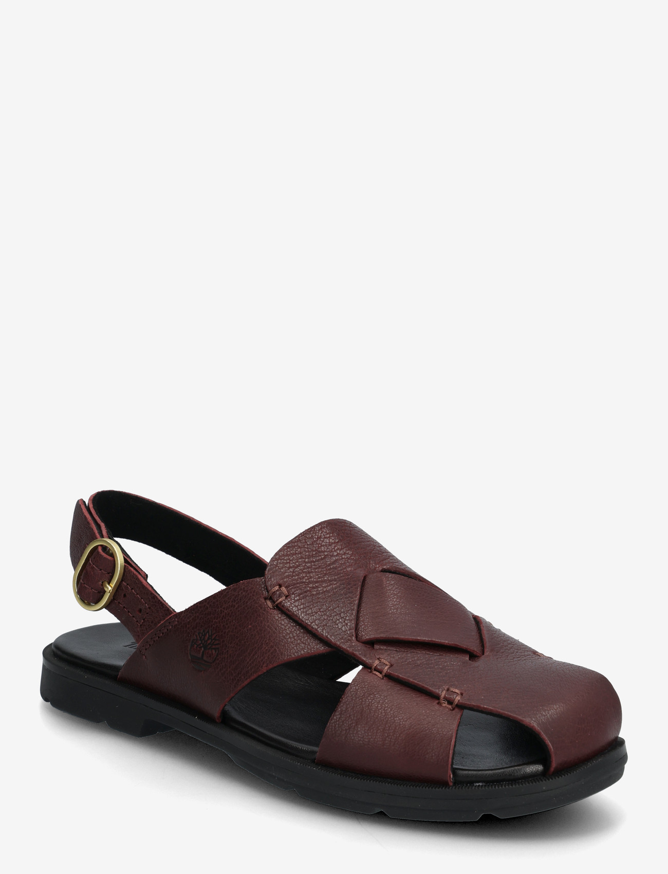 Timberland - CALISTA BAY BACKSTRAP SANDAL BURGUNDY FULL GRAIN - platta sandaler - burgundy - 0