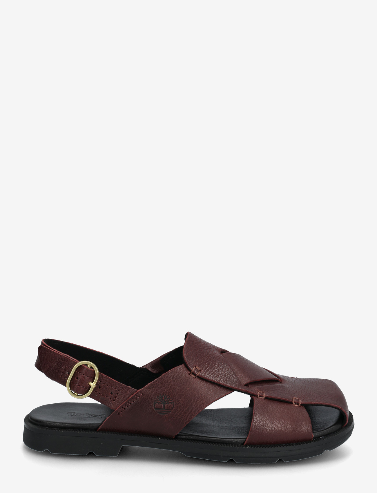 Timberland - CALISTA BAY BACKSTRAP SANDAL BURGUNDY FULL GRAIN - platta sandaler - burgundy - 1