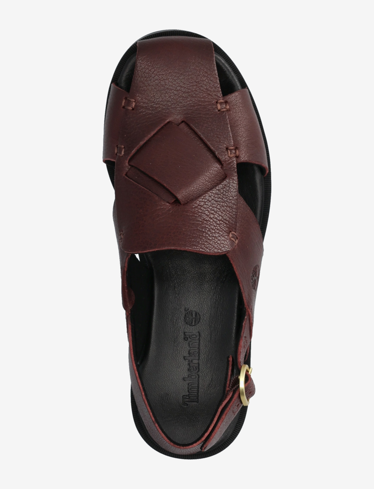Timberland - CALISTA BAY BACKSTRAP SANDAL BURGUNDY FULL GRAIN - platta sandaler - burgundy - 3