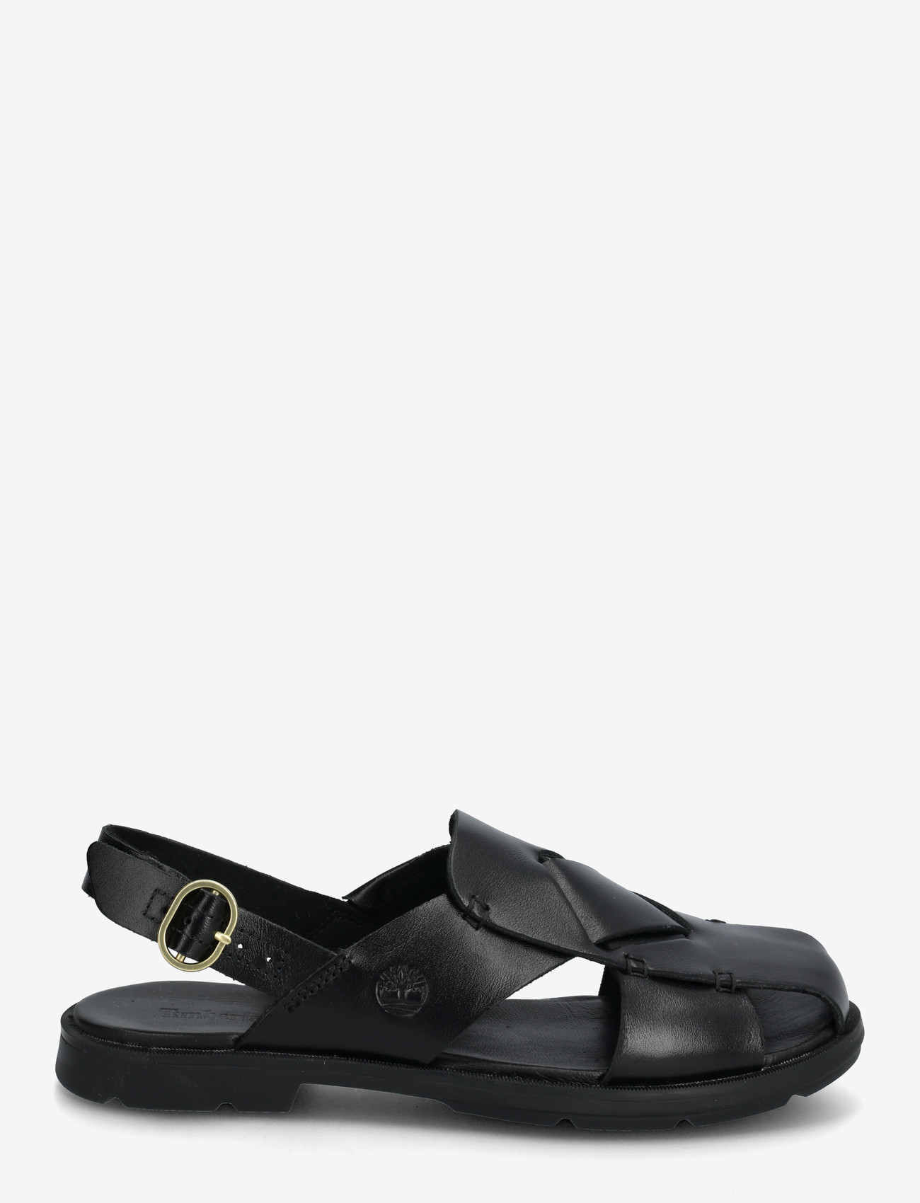 Timberland - CALISTA BAY BACKSTRAP SANDAL BLACK FULL GRAIN - flade sandaler - black - 1