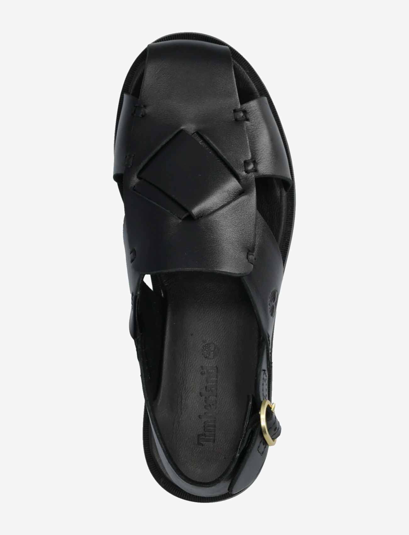 Timberland - CALISTA BAY BACKSTRAP SANDAL BLACK FULL GRAIN - flade sandaler - black - 3