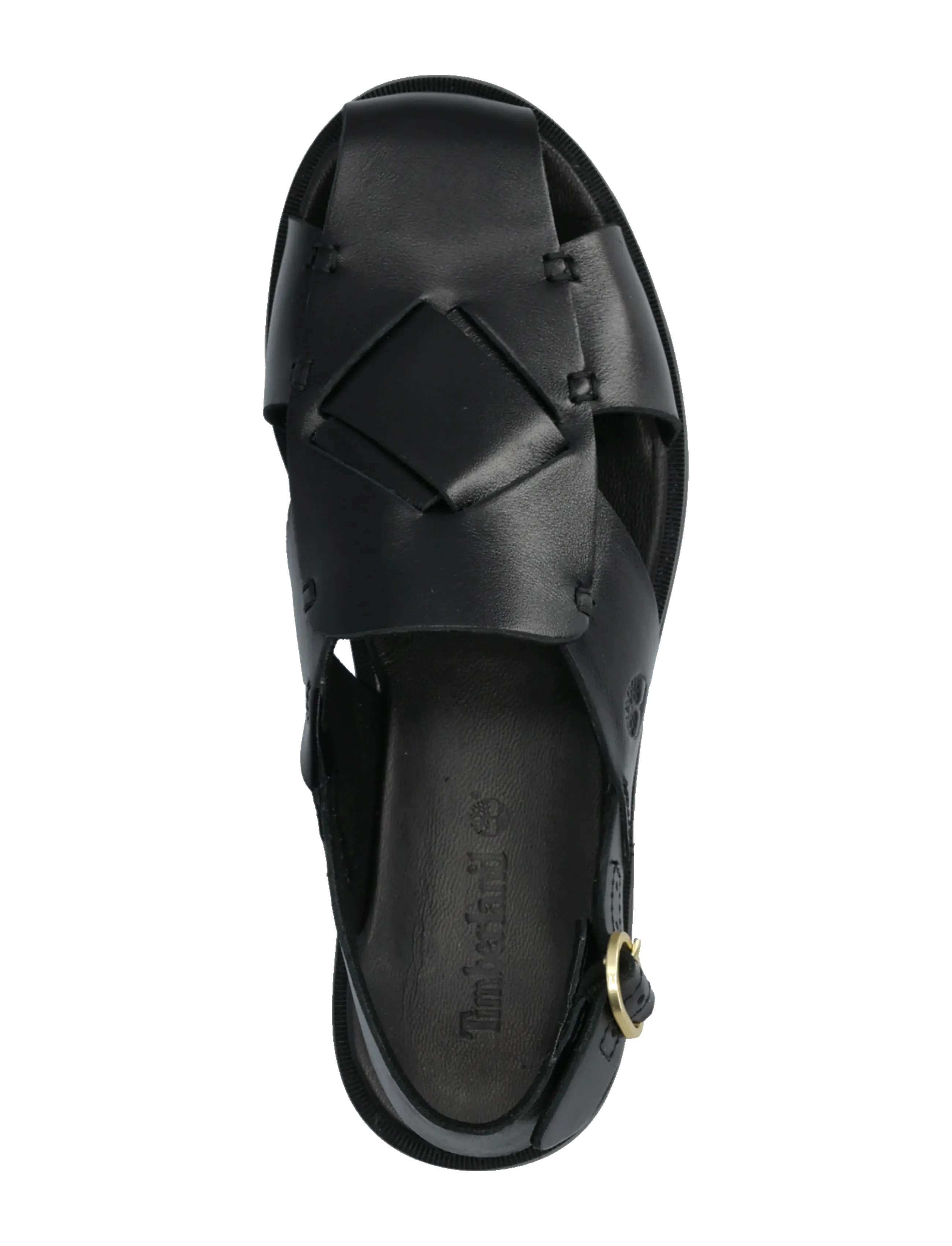 Timberland - BACKSTRAP SANDAL - płaskie sandały - black - 3