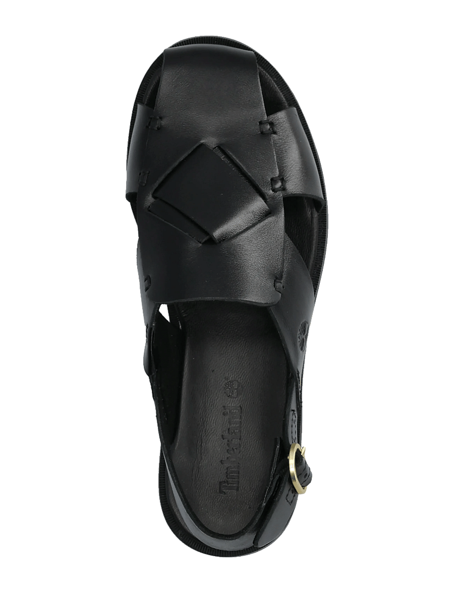 Timberland - CALISTA BAY BACKSTRAP SANDAL BLACK FULL GRAIN - flade sandaler - black - 3