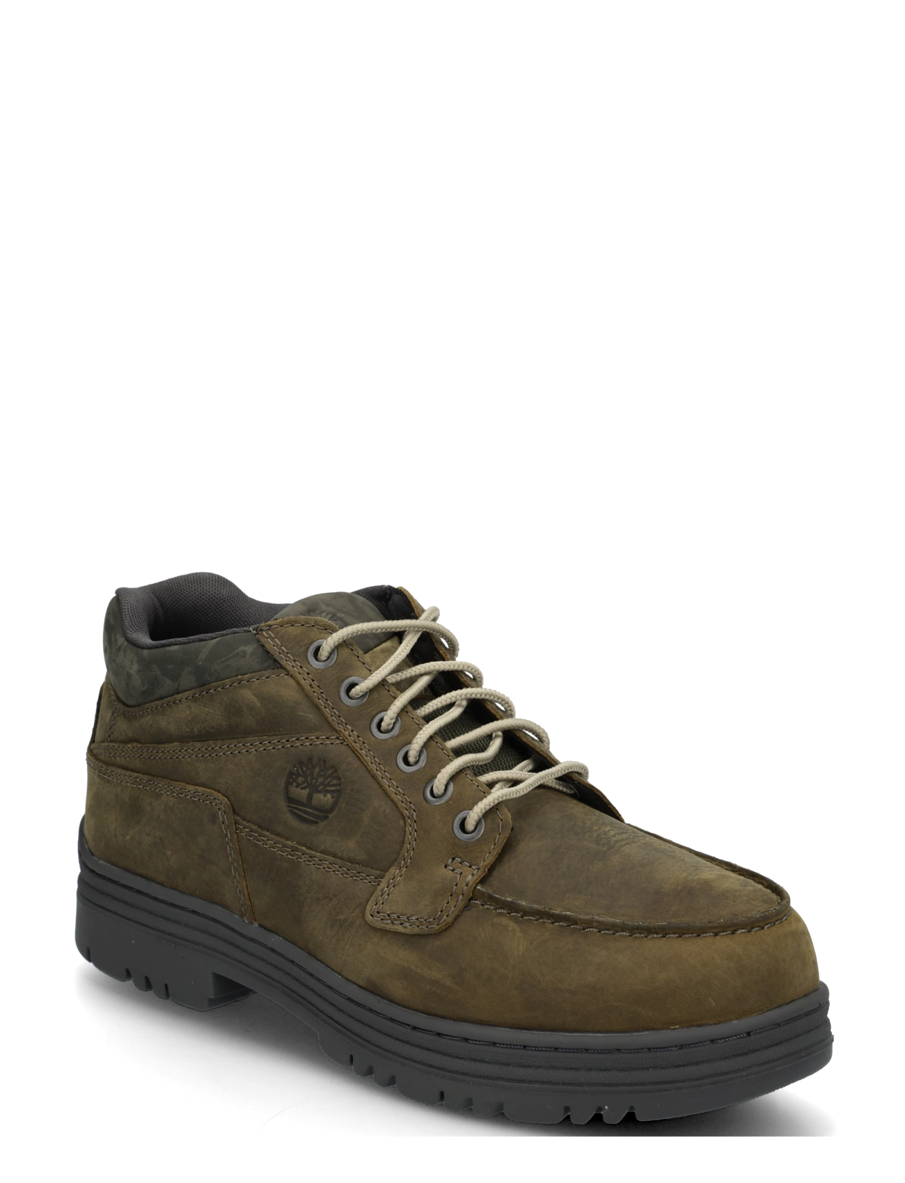 Timberland LACE UP SHOE - Saapad - DKGRNNBK W CAMO / khaki/green