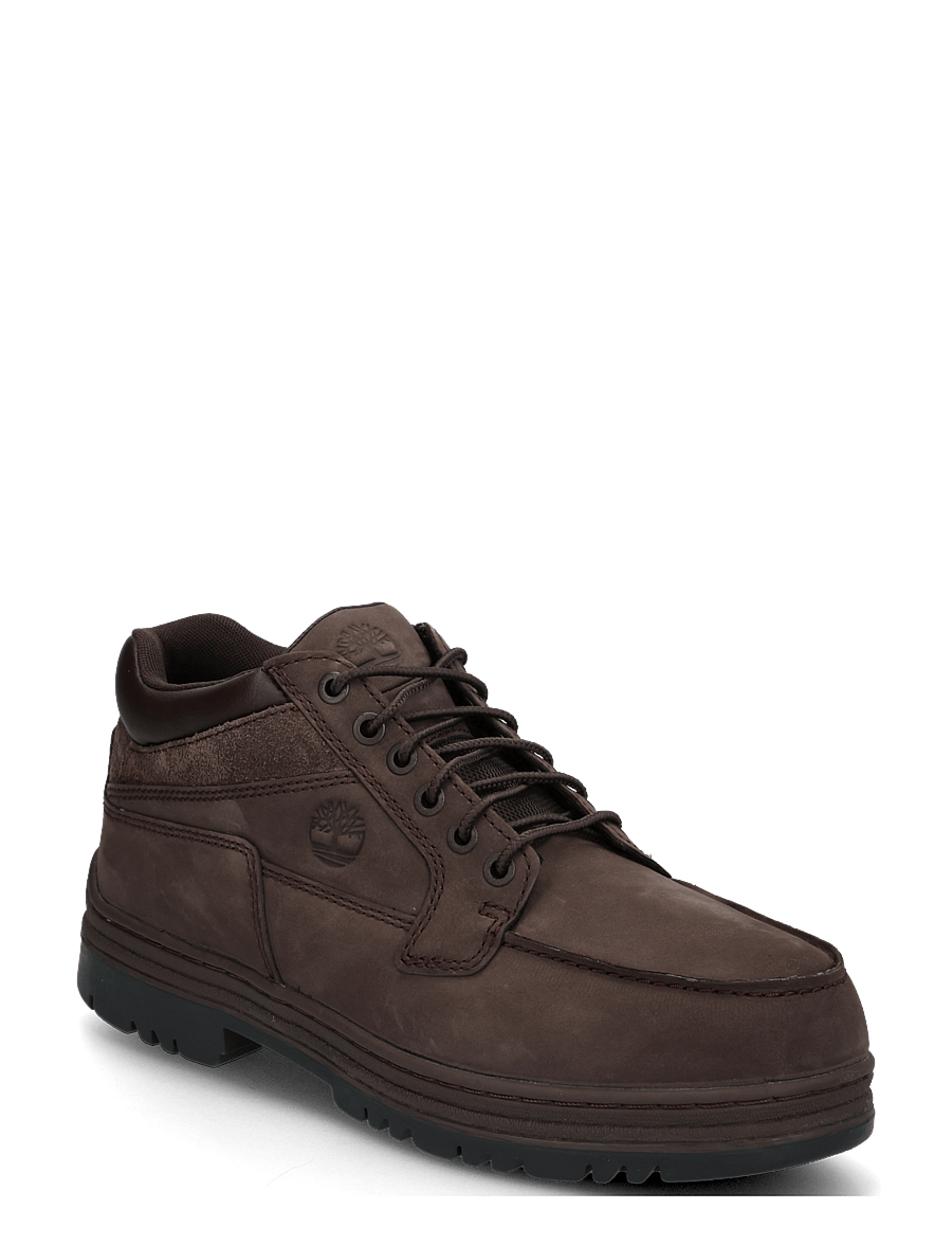 Timberland - LACE UP SHOE - schnürstiefel - dk brn nubuck - 0
