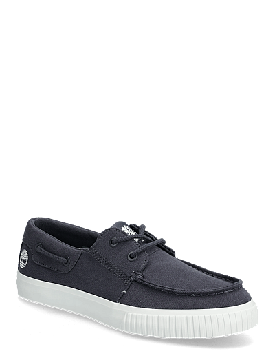Mylo Bay Low Lace Up Sneaker Dark Blue Canvas - Lave Sneakers