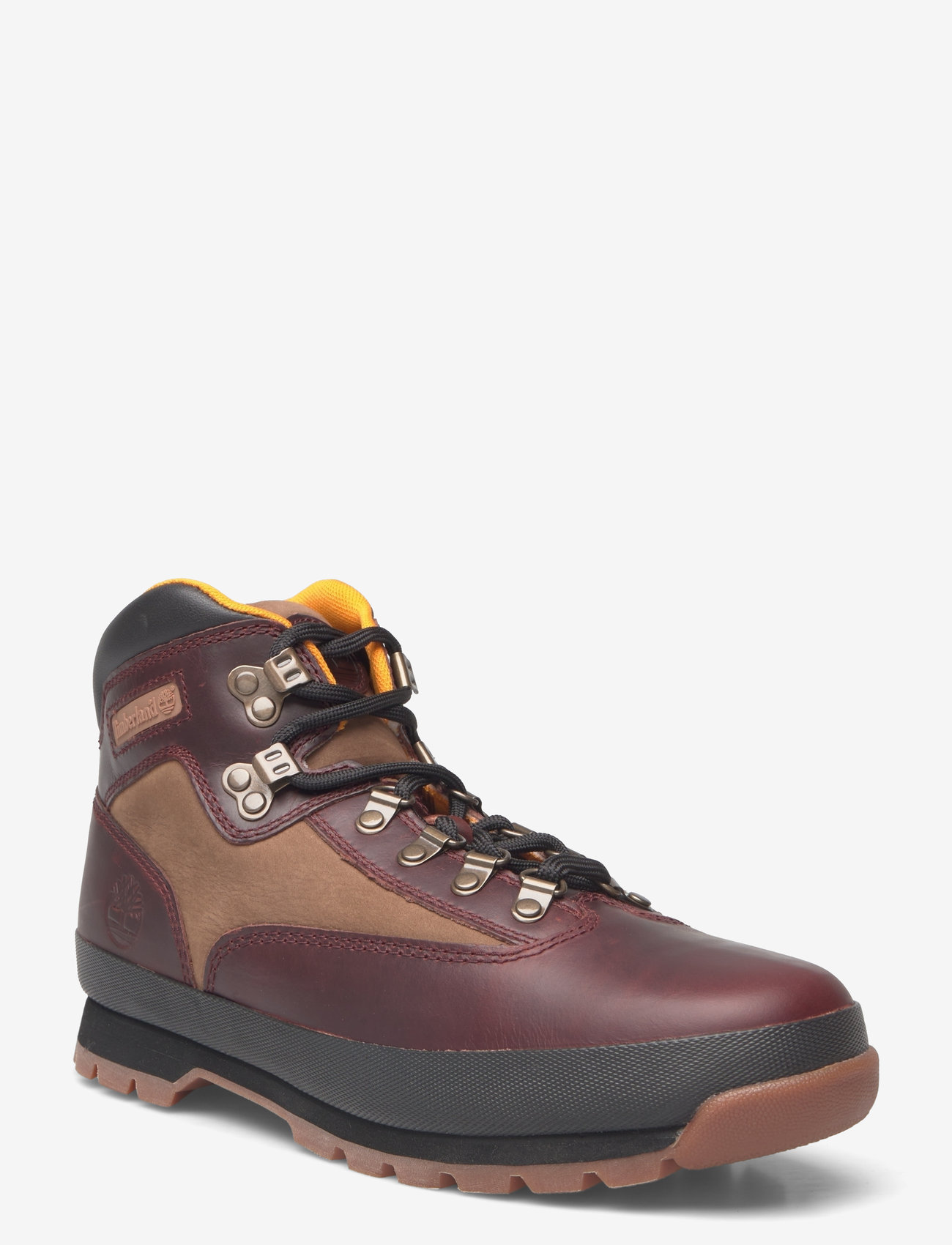 Timberland - Euro Hiker MID LACE UP BOOT BURGUNDY FULL GRAIN - winterstiefel - burgundy full grain - 0