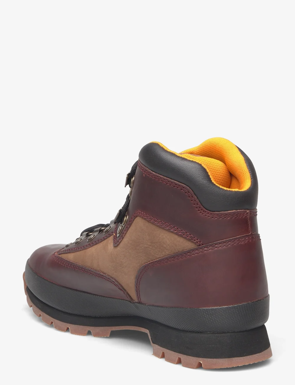 Timberland - Euro Hiker MID LACE UP BOOT BURGUNDY FULL GRAIN - vinterkängor - burgundy full grain - 2