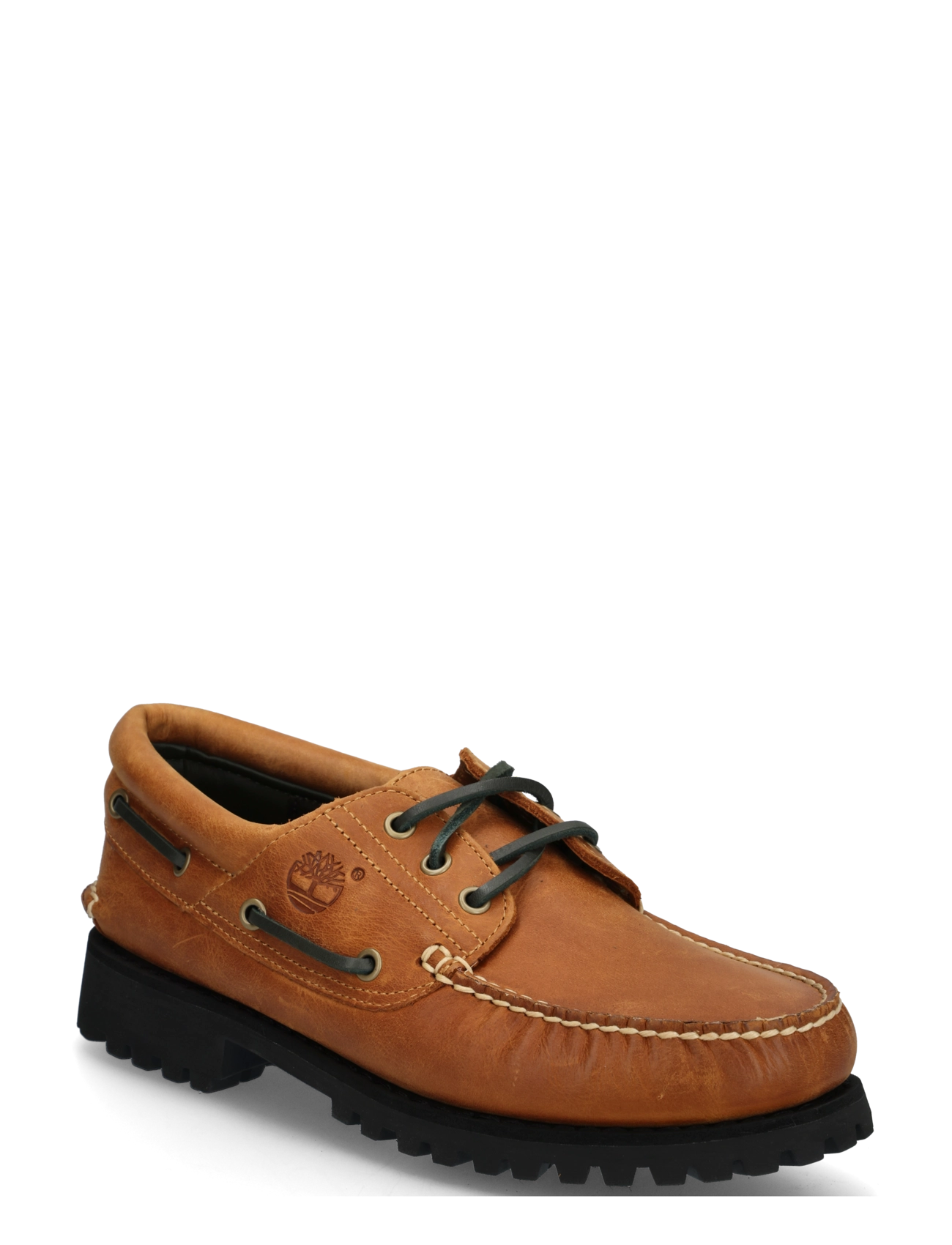 Timberland BOAT SHOE - Säsongens färger - WHTFGRAIN W BLK / brown