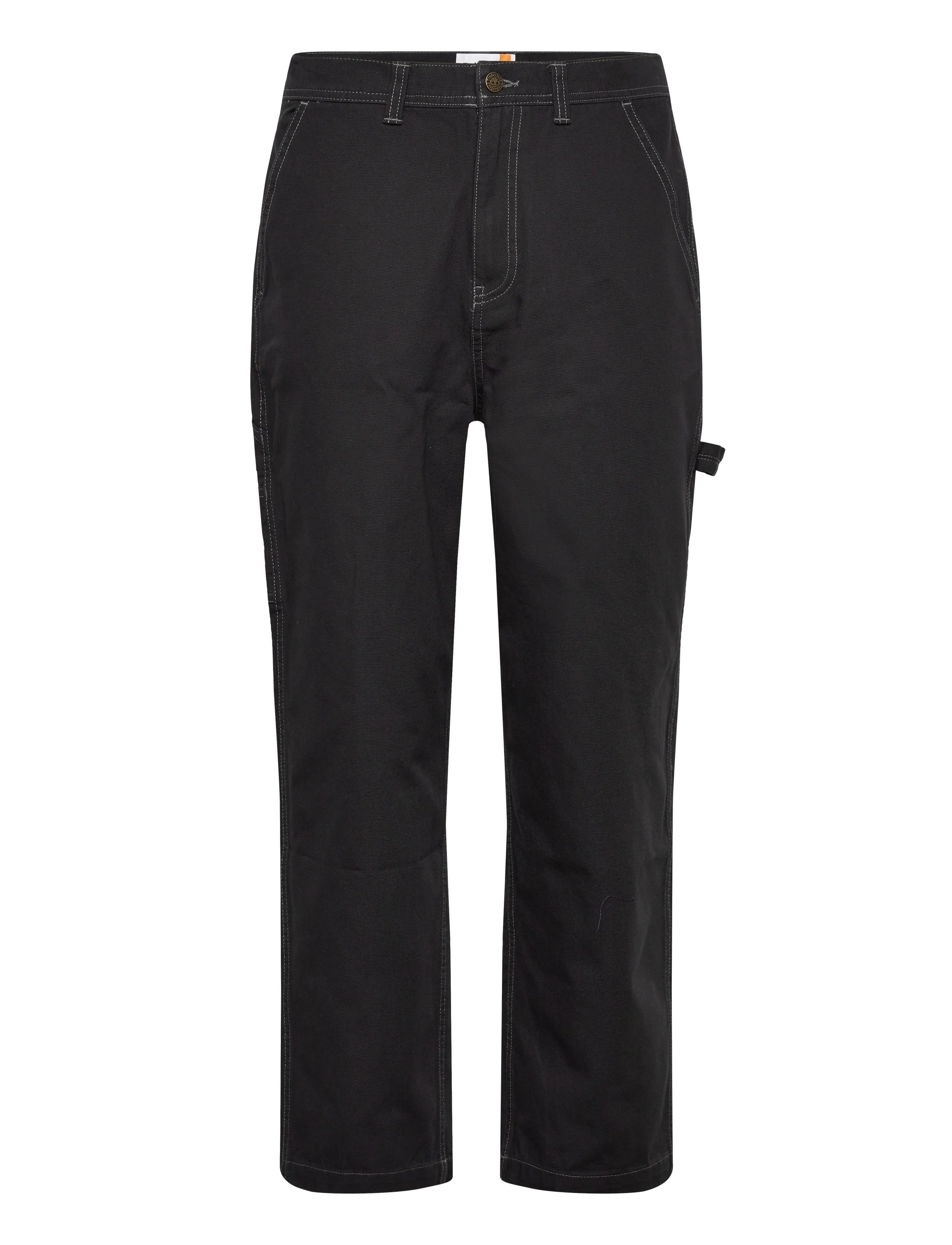 Timberland Washed Duck Canvas Carpenter Pant BLACK - Püksid - BLACK / black