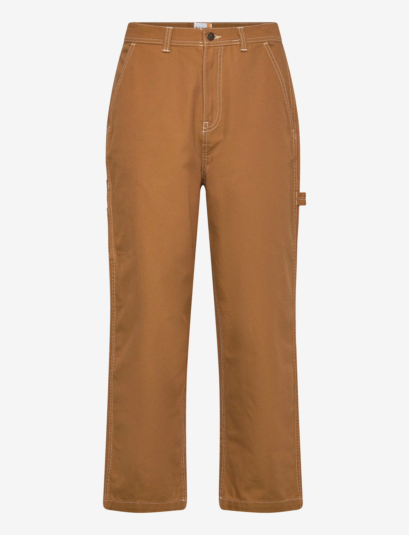 Timberland - Washed Duck Canvas Carpenter Pant DARK WHEAT BOOT - cargo püksid - dark brown - 0