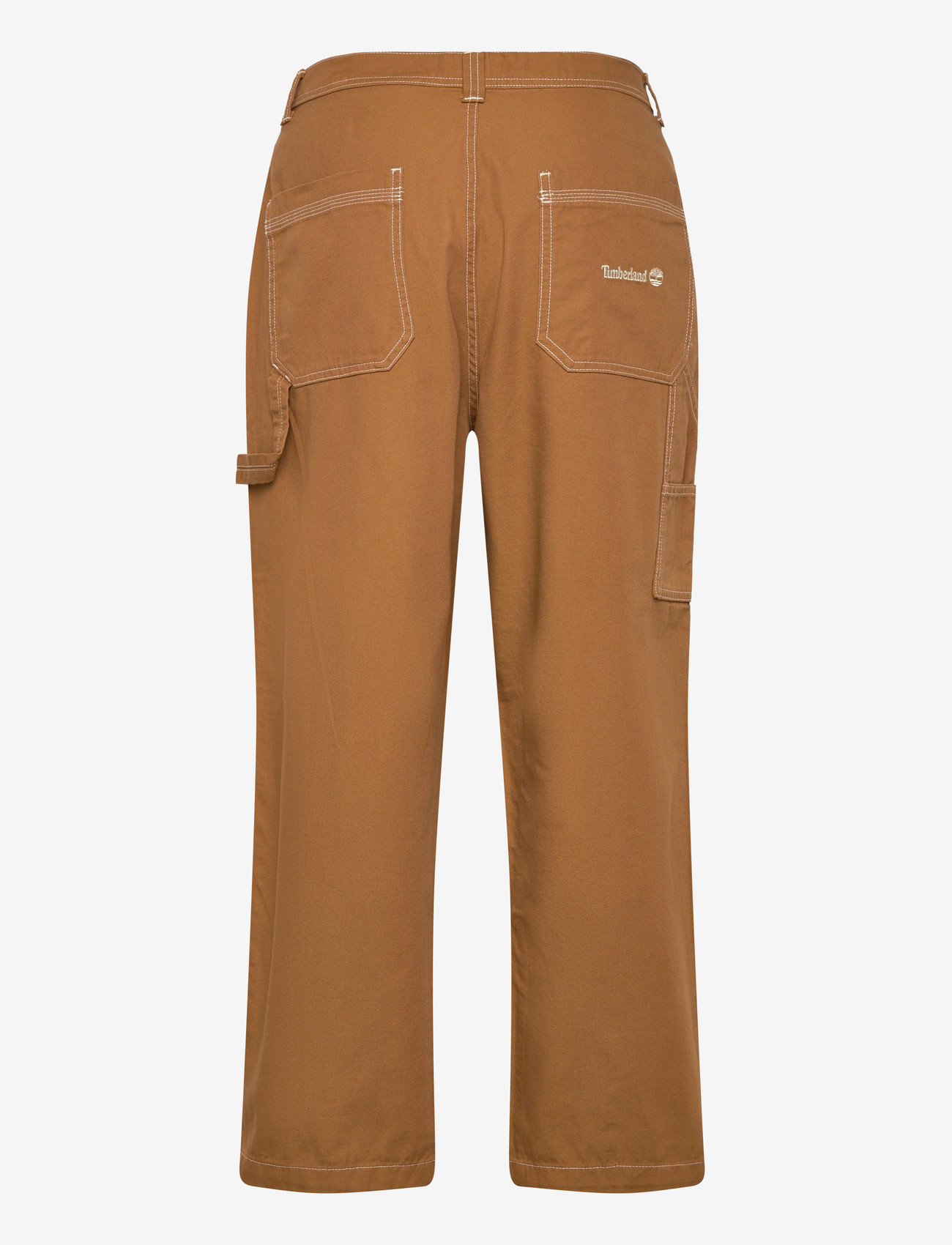 Timberland - Washed Duck Canvas Carpenter Pant DARK WHEAT BOOT - cargo püksid - dark brown - 1